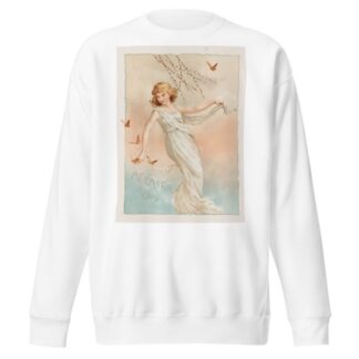 At Easter Joy by Louis Prang & Co. Sweatshirt