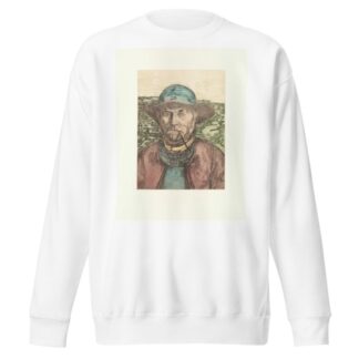 Tête de pêcheur ; portrait by Léon Bartholomé Sweatshirt