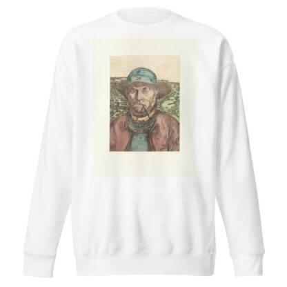 Tête de pêcheur ; portrait by Léon Bartholomé Sweatshirt