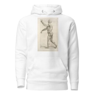 Secunda musculorum tabula. [Shows muscles in a walking position] by Thomas Geminus Hoodie