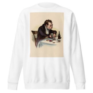 Le bon morceau. A Tidbit. by Charles-Joseph Traviès de Villers Sweatshirt