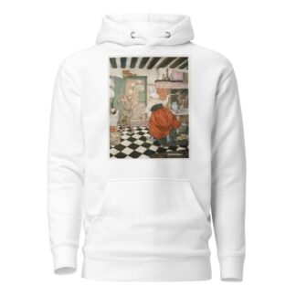 Many’s the beating he had from the broomstick or the ladle by Arthur Rackham Hoodie