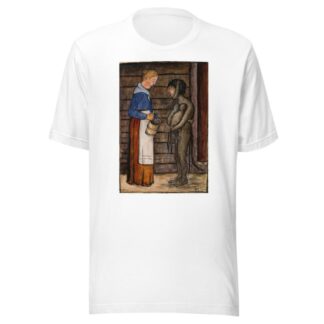 The Farmer’s Wife And Poor Devil by Hugo Simberg T-Shirt