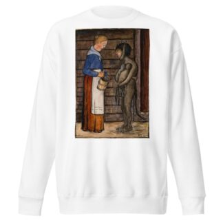 The Farmer’s Wife And Poor Devil by Hugo Simberg Sweatshirt