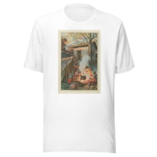Saalburg; Bei der Mahlzet [at mealtime] by Carl Nebel T-Shirt