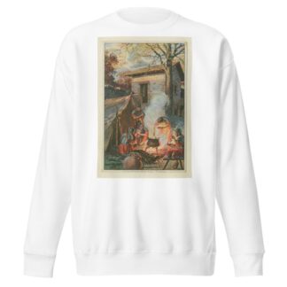 Saalburg; Bei der Mahlzet [at mealtime] by Carl Nebel Sweatshirt