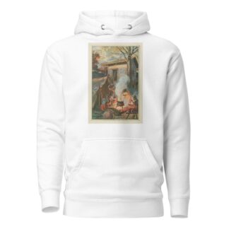 Saalburg; Bei der Mahlzet [at mealtime] by Carl Nebel Hoodie