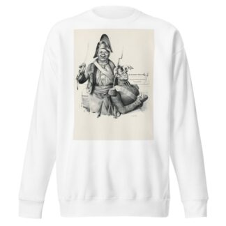 Le Barbier Parisien by Charles-Joseph Traviès de Villers Sweatshirt