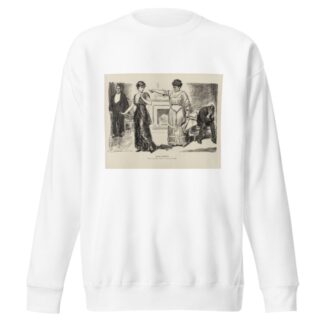 Tragic moments – When your mother shows your best girl the door by Charles Dana Gibson Sweatshirt