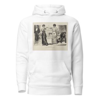 Tragic moments – When your mother shows your best girl the door by Charles Dana Gibson Hoodie
