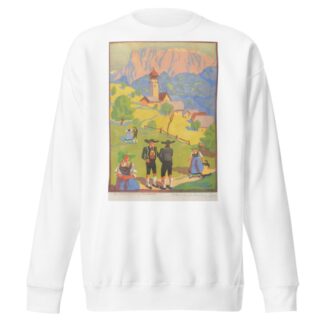 Der Schlern by Robert A Saurwein Sweatshirt