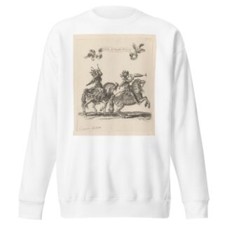 Timballier et trompette Amériquains by François Chauveau Sweatshirt