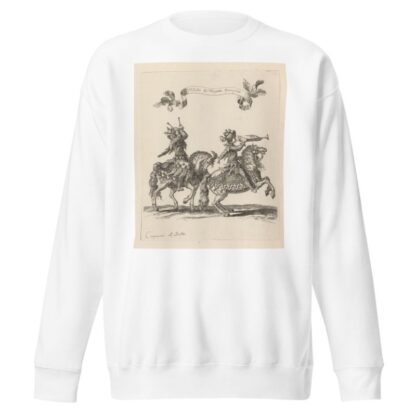 Timballier et trompette Amériquains by François Chauveau Sweatshirt