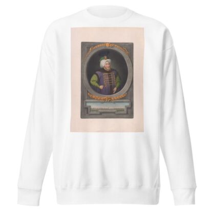 A series of portraits of the emperors of Turkey Pl.28 by John Young Sweatshirt