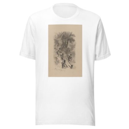 British soldiers scaling a cliff by Felix Octavius Carr Darley T-Shirt