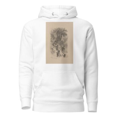 British soldiers scaling a cliff by Felix Octavius Carr Darley Hoodie