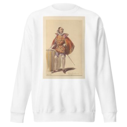 Sketches of costume Pl.090 by John Richard Coke Smyth Sweatshirt