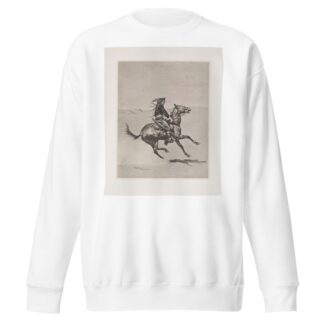 One of the Fort Keogh Cheyenne scout corps, commanded by Lieutenant Casey by Frederic Remington Sweatshirt