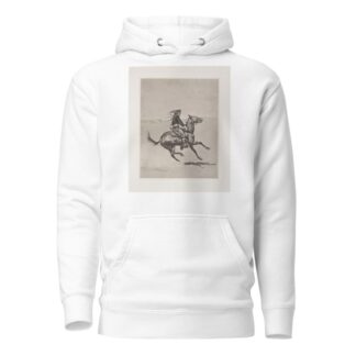 One of the Fort Keogh Cheyenne scout corps, commanded by Lieutenant Casey by Frederic Remington Hoodie