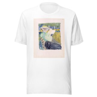 A woman reading in the park by Maurice Prendergast T-Shirt