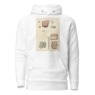 Plate VII: Zeolitic Minerals, Carbonaceous Limestone by Johann Gottlob Kurr Hoodie