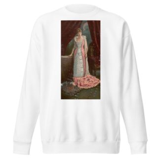 Woman in pearl dress by Anonymous Sweatshirt