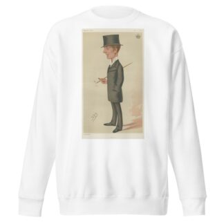 Turf Devotees; ‘Horses’, The Earl of Rosebery, June 3, 1876 by Leslie Matthew Ward Sweatshirt