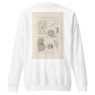 Costumes et ornemens du XIIe. siècle, extraits de plusieurs bibles. by Nicolas Xavier Willemin Sweatshirt