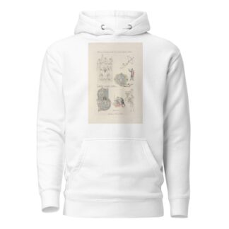 Costumes et ornemens du XIIe. siècle, extraits de plusieurs bibles. by Nicolas Xavier Willemin Hoodie