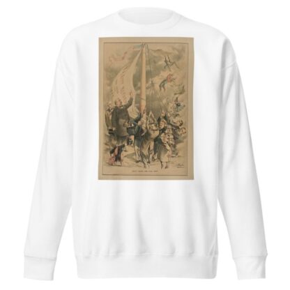Rally round the flag, boys!. by Joseph Ferdinand Keppler Sweatshirt
