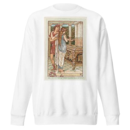 Pandora wonders at the box by Walter Crane Sweatshirt