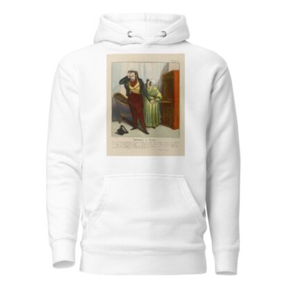 Exploitation du suicide by Honoré Daumier Hoodie