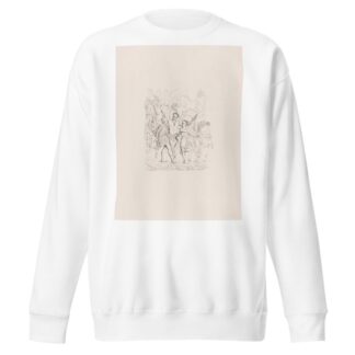Devil and dancing figures by Wilhelmus Petrus van Geldorp Sweatshirt