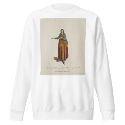 An ancient habit of a married woman of Friesland. Parûre ancienne d’une mariée de Frise. by Charles Grignion Sweatshirt