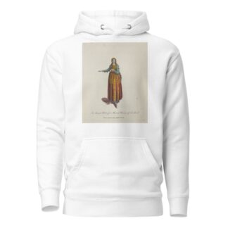 An ancient habit of a married woman of Friesland. Parûre ancienne d’une mariée de Frise. by Charles Grignion Hoodie
