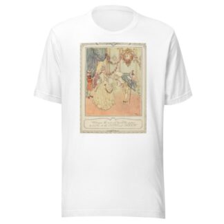 Whereupon she instantly desired her partner to lead her to the King and Queen by Edmund Dulac T-Shirt