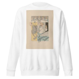 Les Rondes du Valet de Carreau Pl.6 by George Auriol Sweatshirt