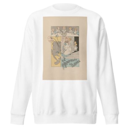 Les Rondes du Valet de Carreau Pl.6 by George Auriol Sweatshirt