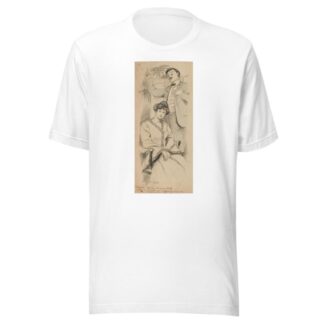 Lui chantant – Ah, que Veniise est bèèlle… Elle – Et voilà c’qu’il appelle me payer un voyage en Italie by Fernand Louis Gottlob T-Shirt