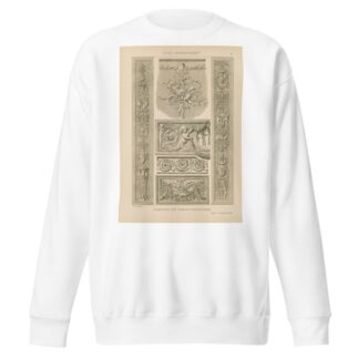XVIII. Jahrhundert – Plastische und gemalte Verzierungen by Heinrich Dolmetsch Sweatshirt