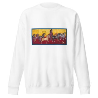 The horse fair by Geo Harris Sweatshirt