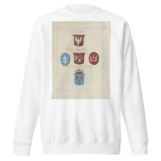 Herby Rzeczypospolitej Polskiej i W. X. Litewskiego. T. 1 Pl.055 by Boleslaw Starzyński Sweatshirt