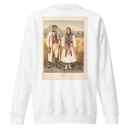 Deutsche Volkstrachten Pl.41 by Albert Kretschmer Sweatshirt