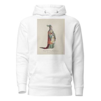 Habit of a noble lady of Alexandria in 1581. Dame de Alexandrie. by Charles Grignion Hoodie