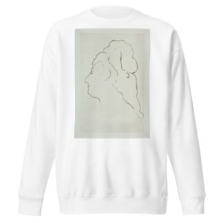 Profile of Eva Gonzalès turned to the left by Édouard Manet Sweatshirt