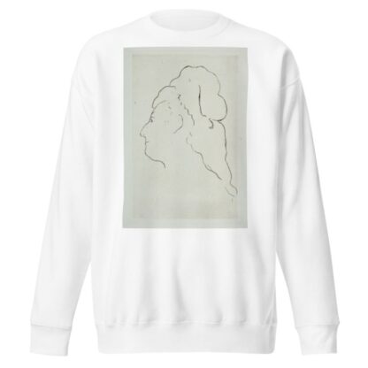 Profile of Eva Gonzalès turned to the left by Édouard Manet Sweatshirt