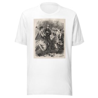 Our Croquet Party by George Du Maurier T-Shirt