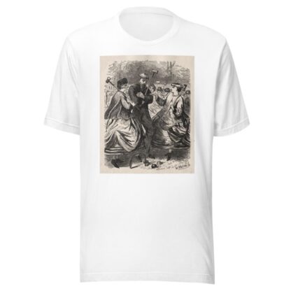 Our Croquet Party by George Du Maurier T-Shirt