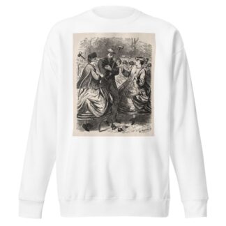 Our Croquet Party by George Du Maurier Sweatshirt