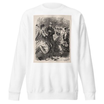 Our Croquet Party by George Du Maurier Sweatshirt